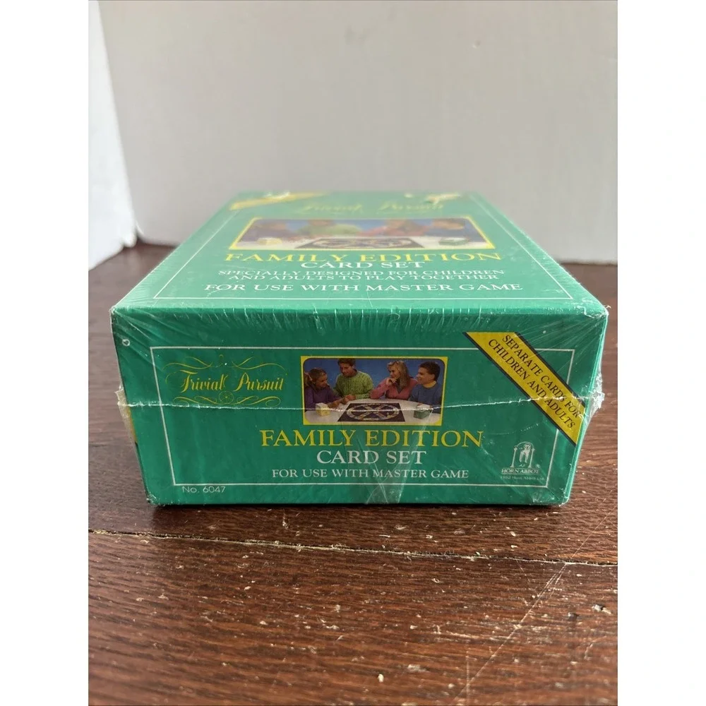 Trivial Pursuit Family Edition Supplemental Card Set~Parker Brothers #6047~ 1992